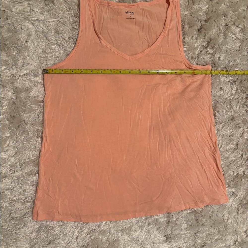 Make offer! Alfani Peachy Orange Sleeveless Tank Top Nearly New Small